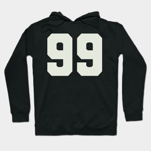 99 Number Word Ninety Nine Hoodie